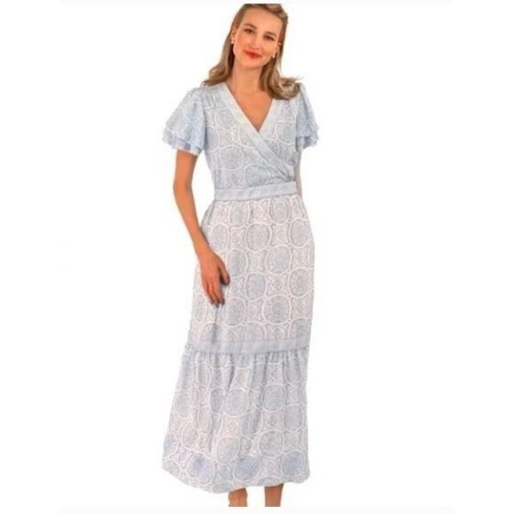 Gretchen Scott Le Marais Maxi Dress NWT Sultans Dining Room Retail $209 Size S - Picture 1 of 13
